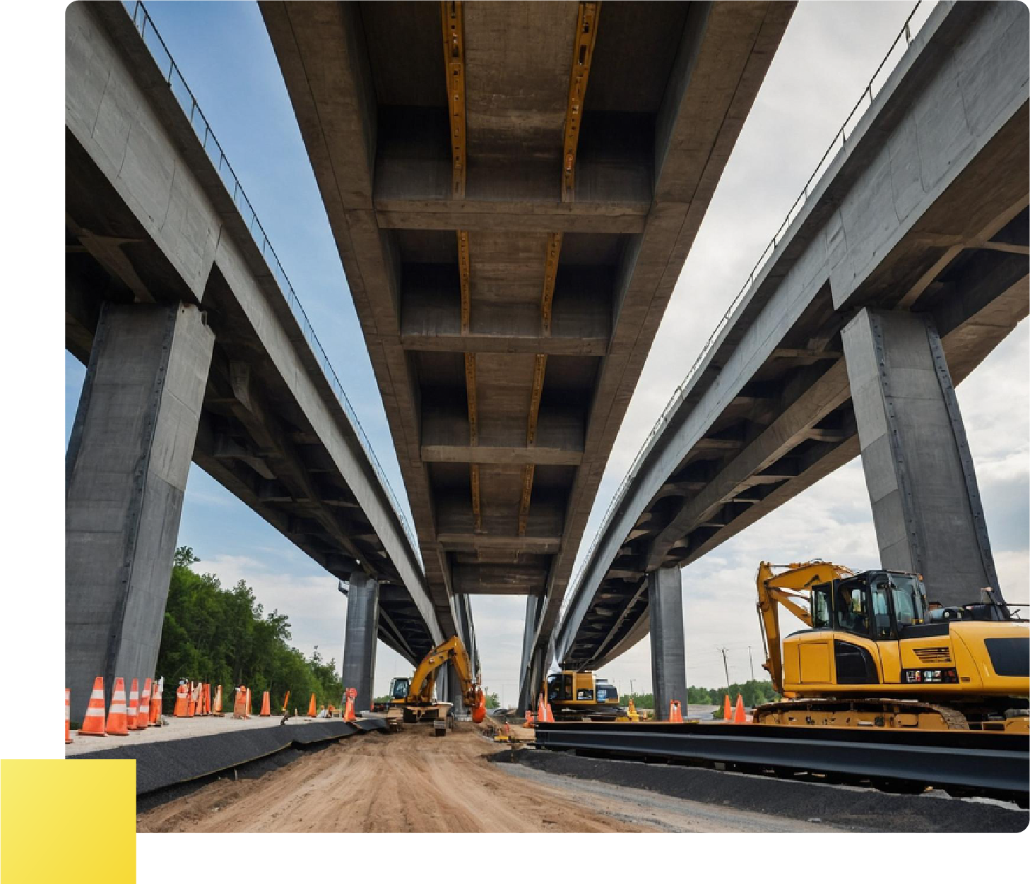 Obra Metálica para Construcción de Vias