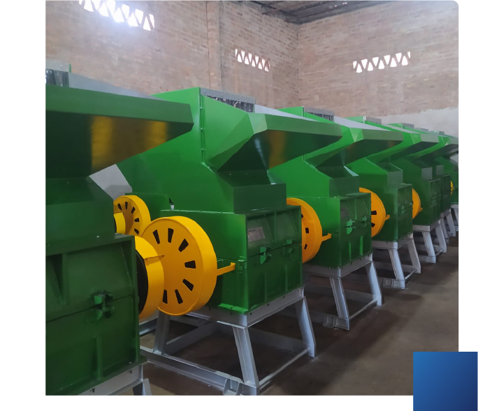 Extursora Peletizadora para la línea de aprovechamineto de plástico